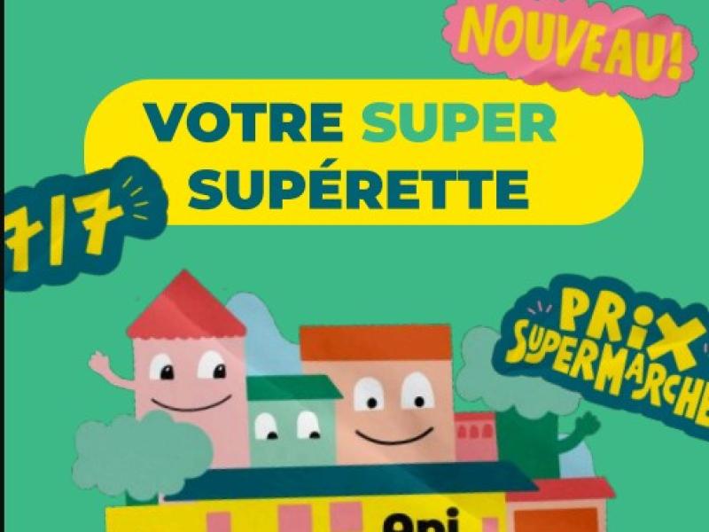 Ouverture Supérette API